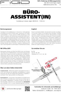 FiGD BüroassistentIn Info
