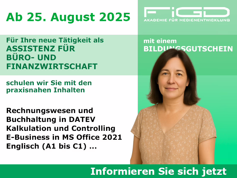 Weiterbildung Büro- und Finanzwirtschaft – Start 25. August 2025