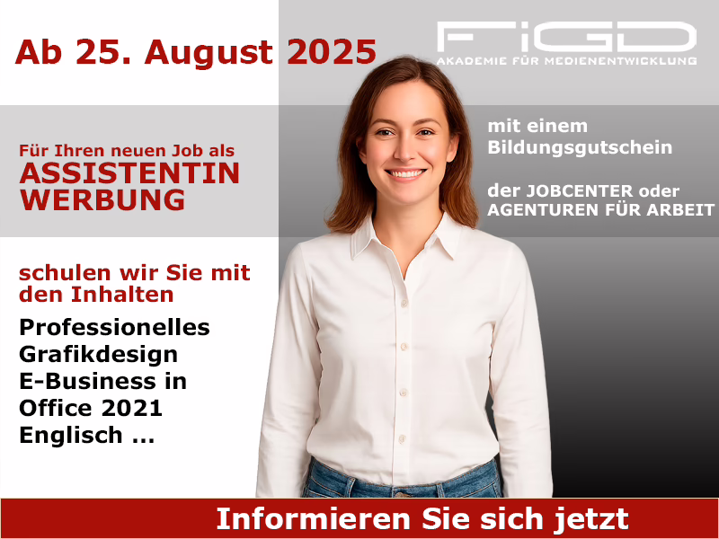 Weiterbildung Assistenz Werbung – Start 25. August 2025