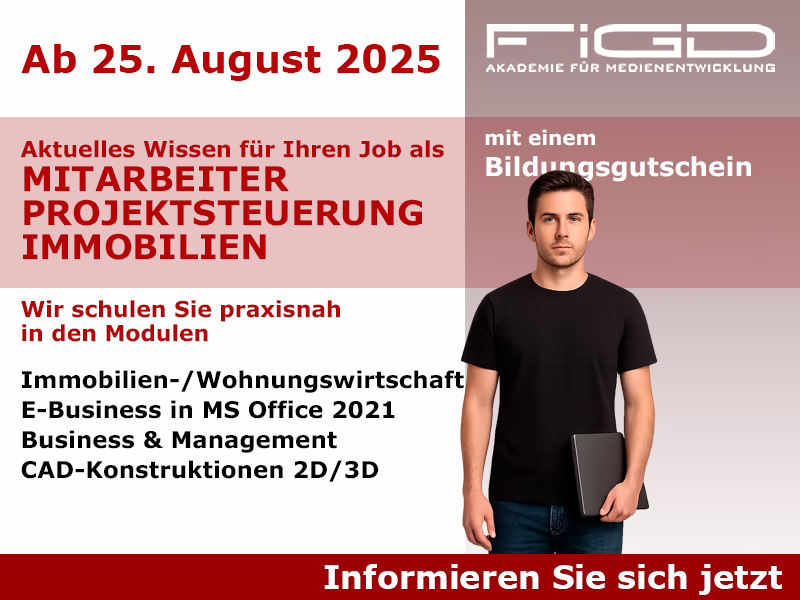Weiterbildung Projektsteuerung Immobilien – Start 25. August 2025